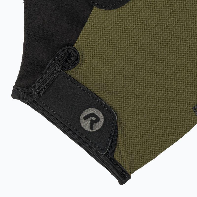 Pánské cyklistické rukavice Rogelli Core army green 4