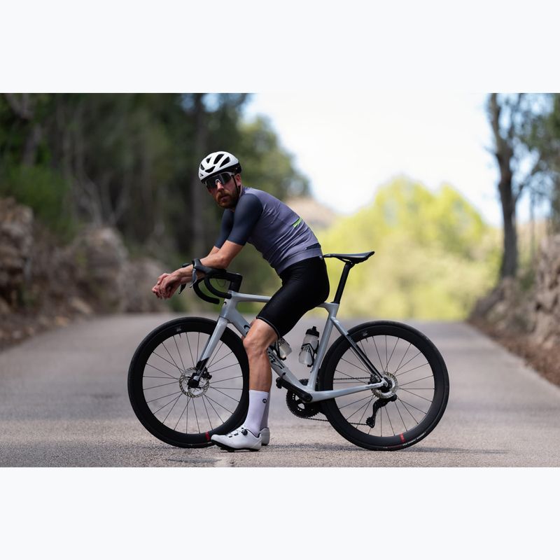 Pánský cyklistický dres Rogelli Fast grey / turguoise 11