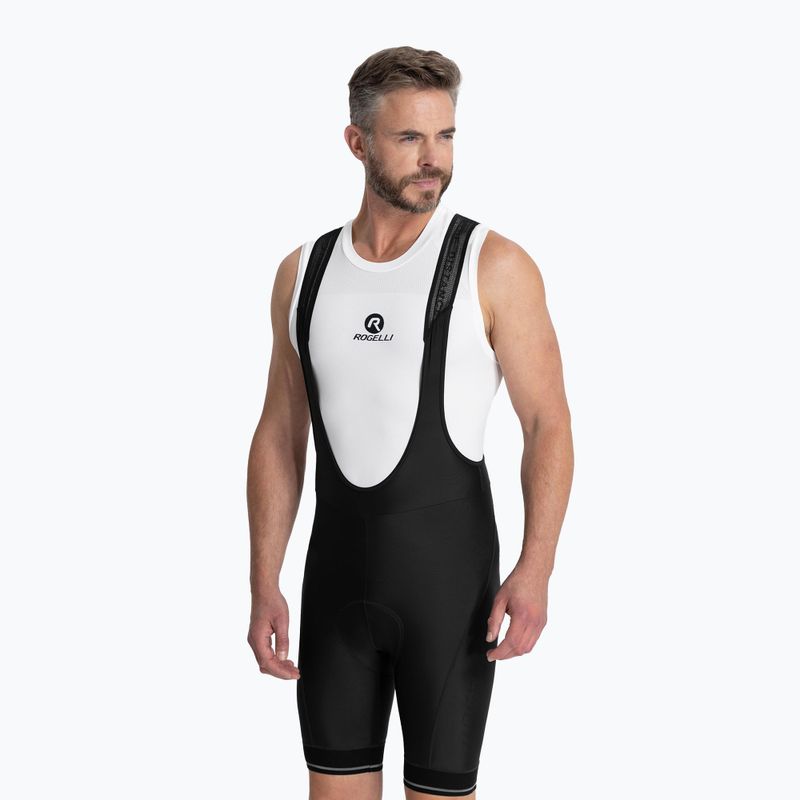 Pánské cyklistické šortky Rogelli Fast Bib Short black 3