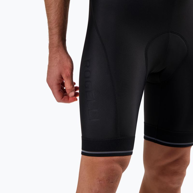 Pánské cyklistické šortky Rogelli Fast Bib Short black 6