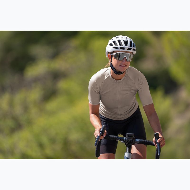 Dámský cyklistický dres Rogelli Essential II taupe 11