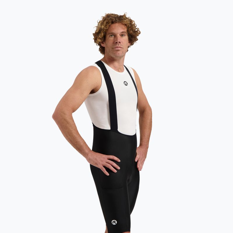 Pánské cyklistické šortky Rogelli Distance II Bib Short black