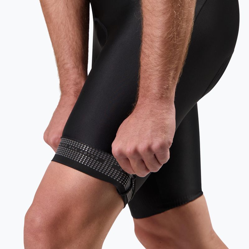 Pánské cyklistické šortky Rogelli Distance II Bib Short black 6