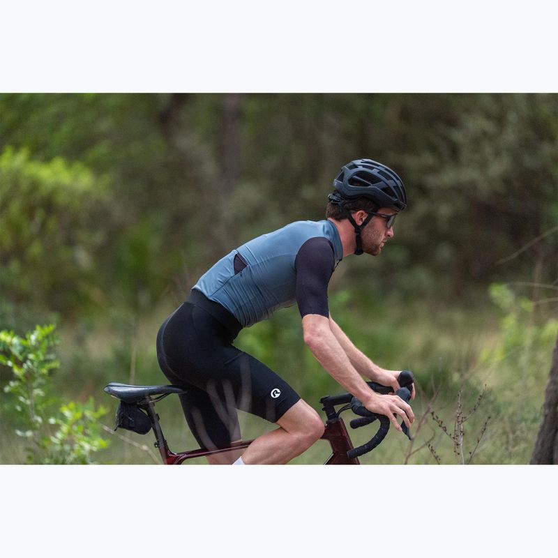 Pánské cyklistické šortky Rogelli Distance II Bib Short black 9