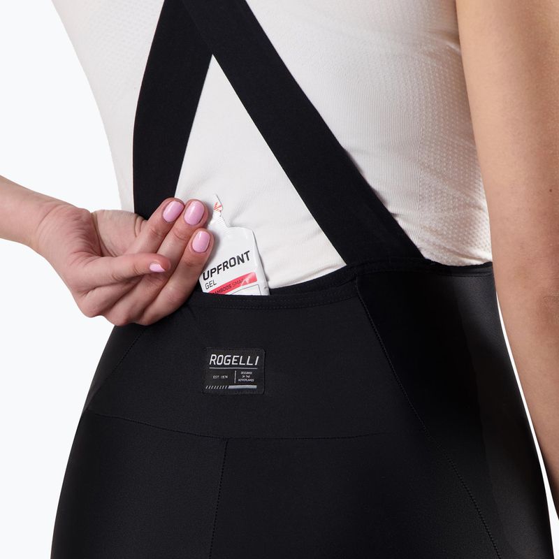 Dámské cyklistické šortky Rogelli Distance II Bib Short W black 4