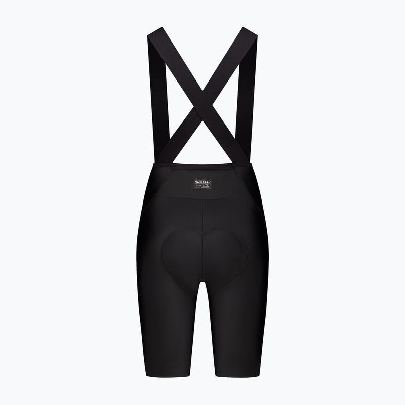 Dámské cyklistické šortky Rogelli Distance II Bib Short W black 9