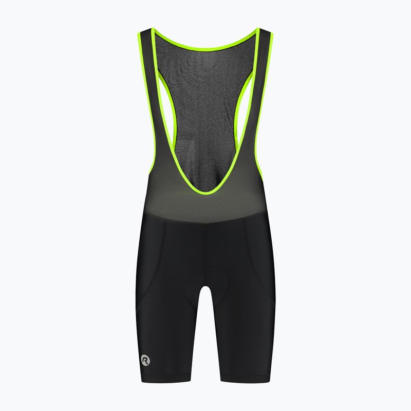 Pánské cyklistické šortky Rogelli Core Bib Short  black/fluor yellow 6