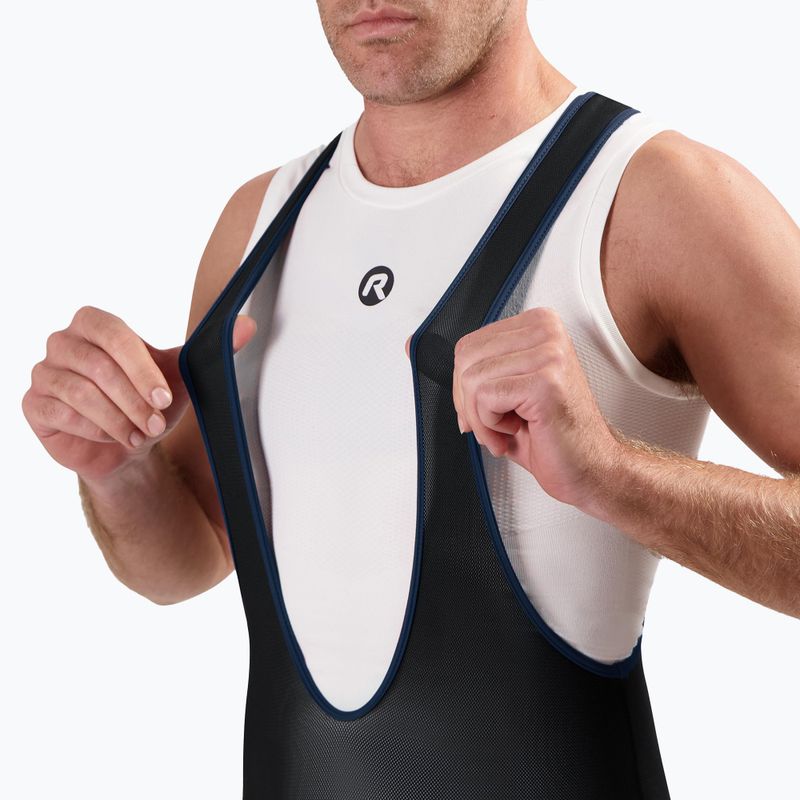 Pánské cyklistické šortky Rogelli Core Bib Short black/blue 3