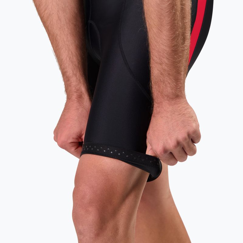 Pánské cyklistické šortky Rogelli Core Bib Short black/red 5
