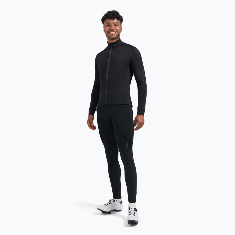 Pánský cyklistický dres Longsleeve Rogelli Essential II black 2