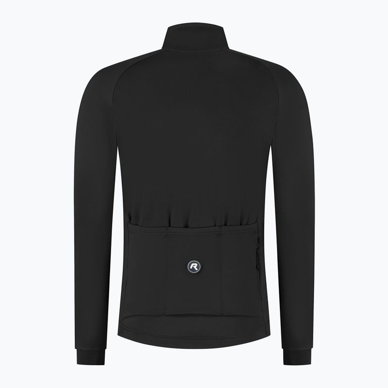 Pánský cyklistický dres Longsleeve Rogelli Essential II black 8