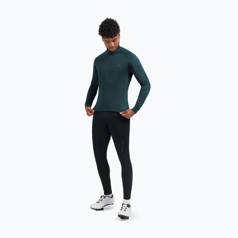 Pánské cyklistické triko Longsleeve Rogelli Essential II blue 2