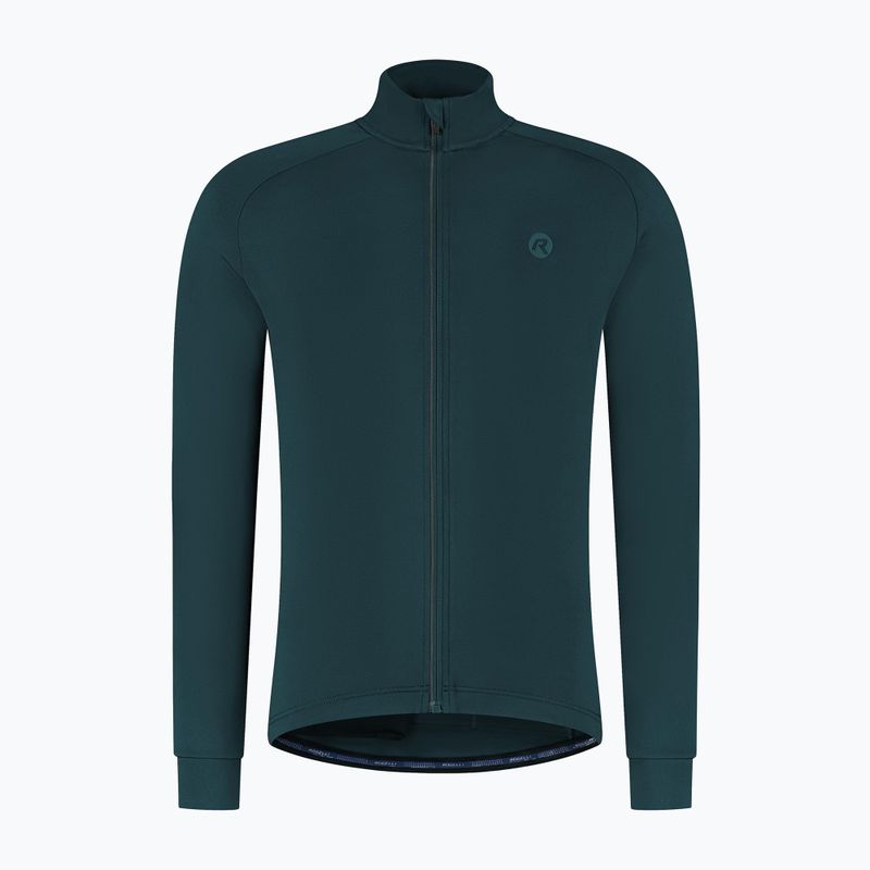 Pánské cyklistické triko Longsleeve Rogelli Essential II blue 7