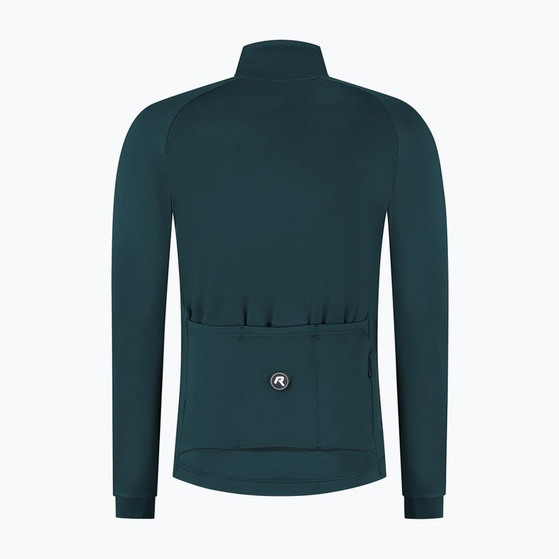 Pánské cyklistické triko Longsleeve Rogelli Essential II blue 8