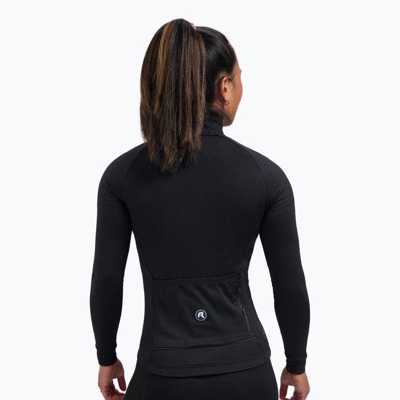 Dámské cyklistické tričko Longsleeve Rogelli Essential II black 3
