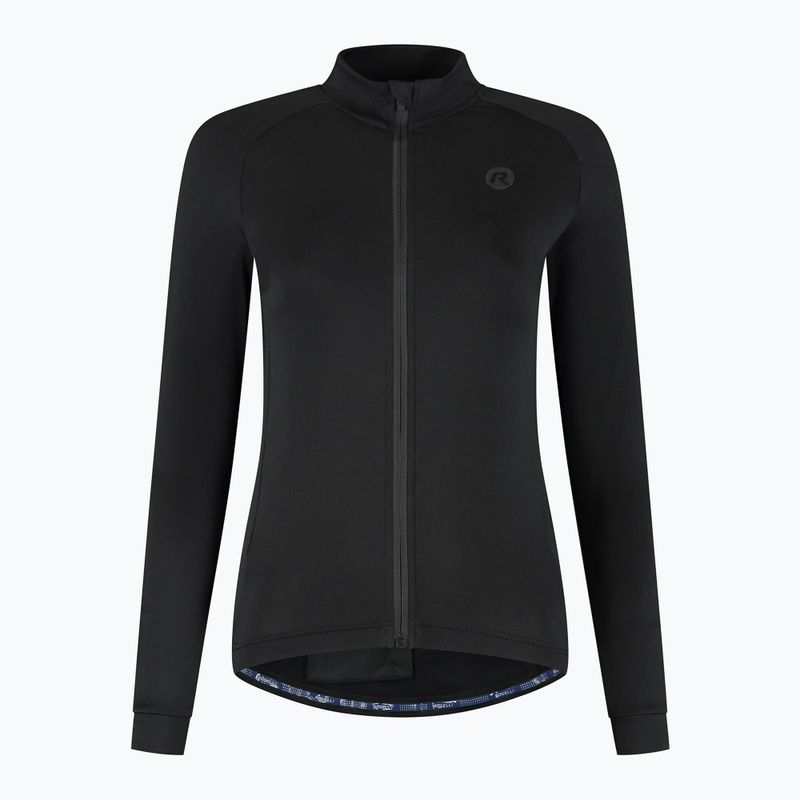 Dámské cyklistické tričko Longsleeve Rogelli Essential II black 7