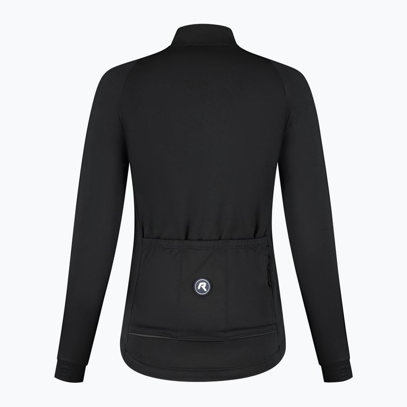 Dámské cyklistické tričko Longsleeve Rogelli Essential II black 8