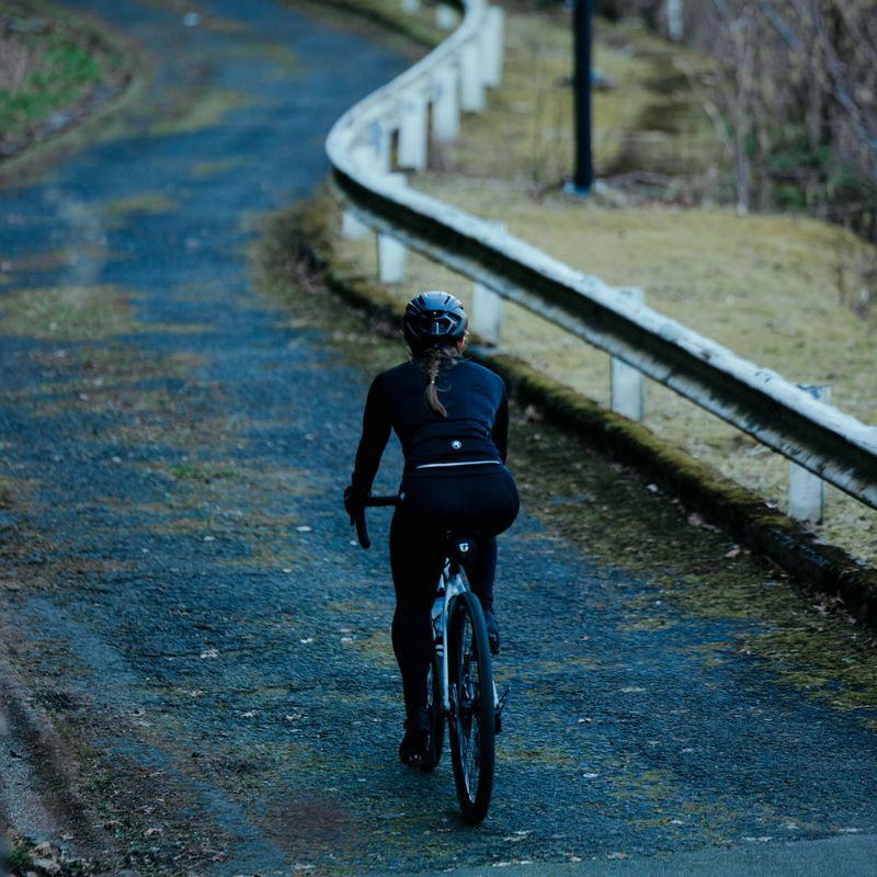 Dámské cyklistické tričko Longsleeve Rogelli Essential II black 13