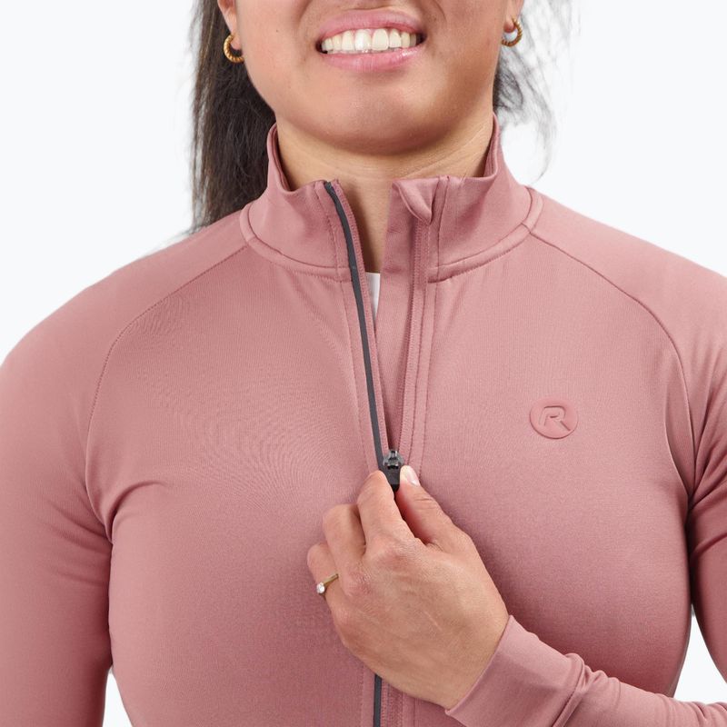 Dámský cyklistický dres Longsleeve Rogelli Essential II chutney 4