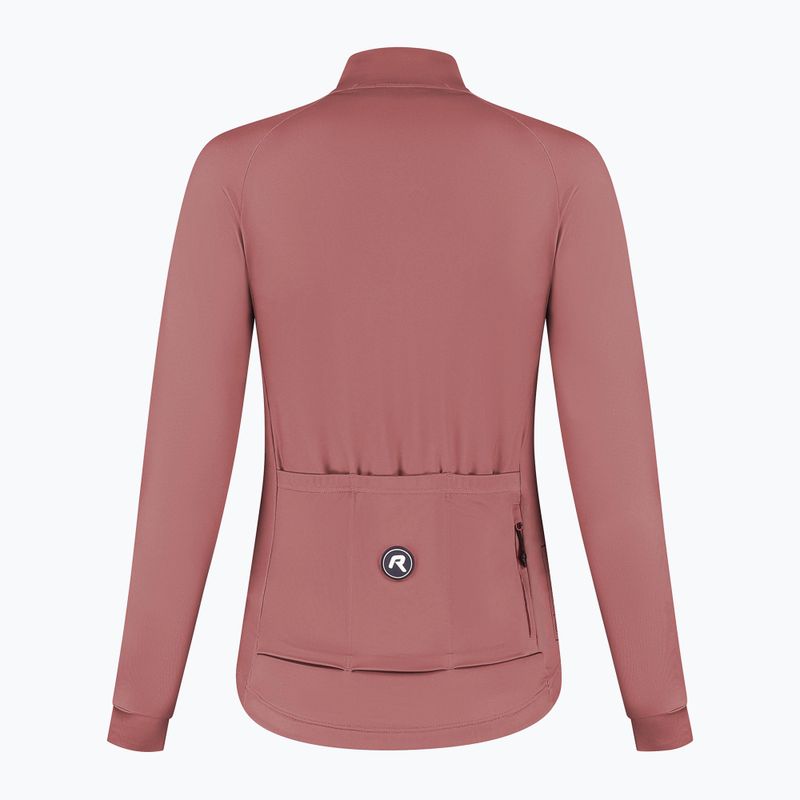 Dámský cyklistický dres Longsleeve Rogelli Essential II chutney 8