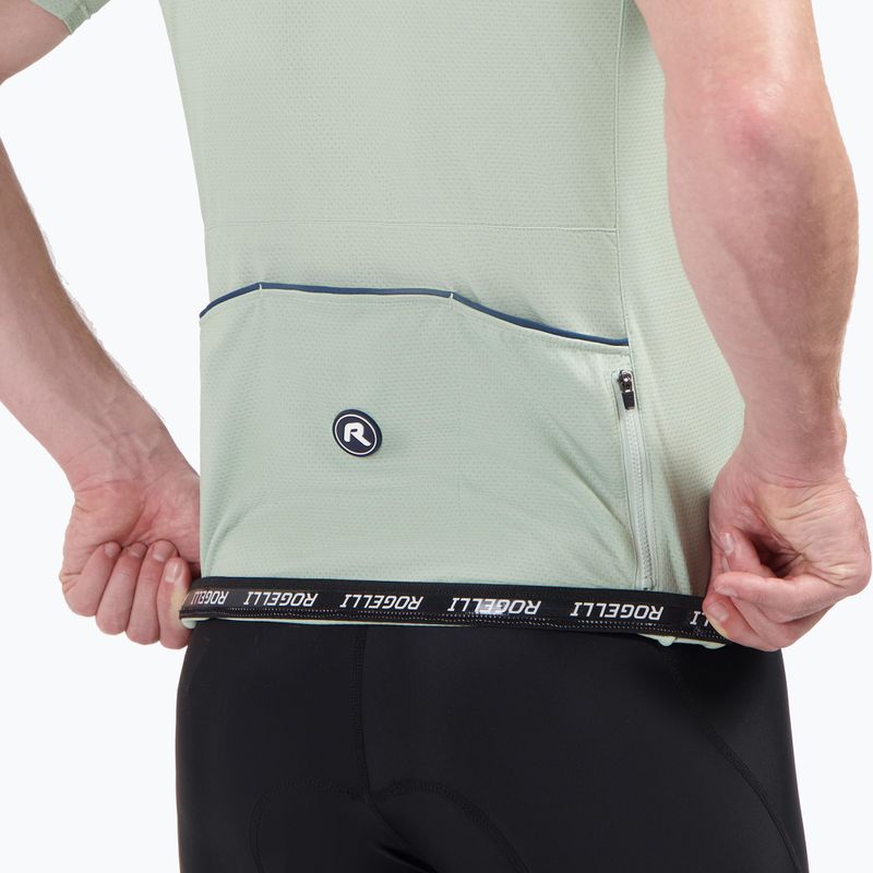 Pánský cyklistický dres Rogelli Explore aqua grey 4