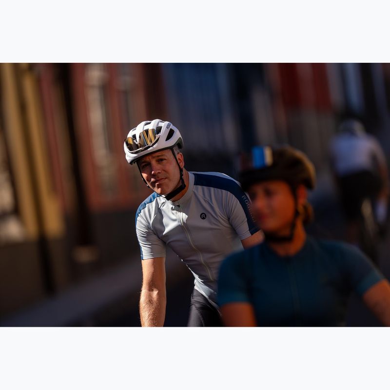 Pánský cyklistický dres Rogelli Explore aqua grey 9