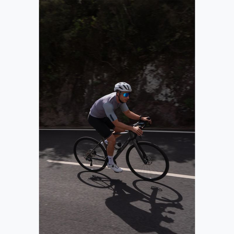 Pánský cyklistický dres Rogelli Fast grey/dusty teal/teal 9