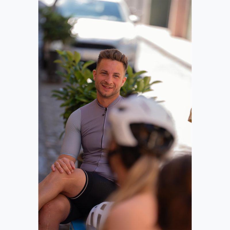 Pánský cyklistický dres Rogelli Fast grey/dusty teal/teal 11