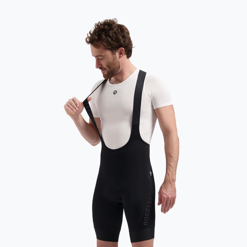 Pánské cyklistické kraťasy Rogelli Essential II Bib Short black