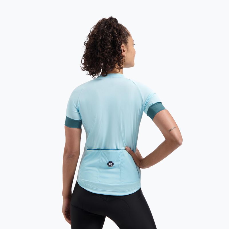Dámský cyklistický dres Rogelli Modesta light blue 2