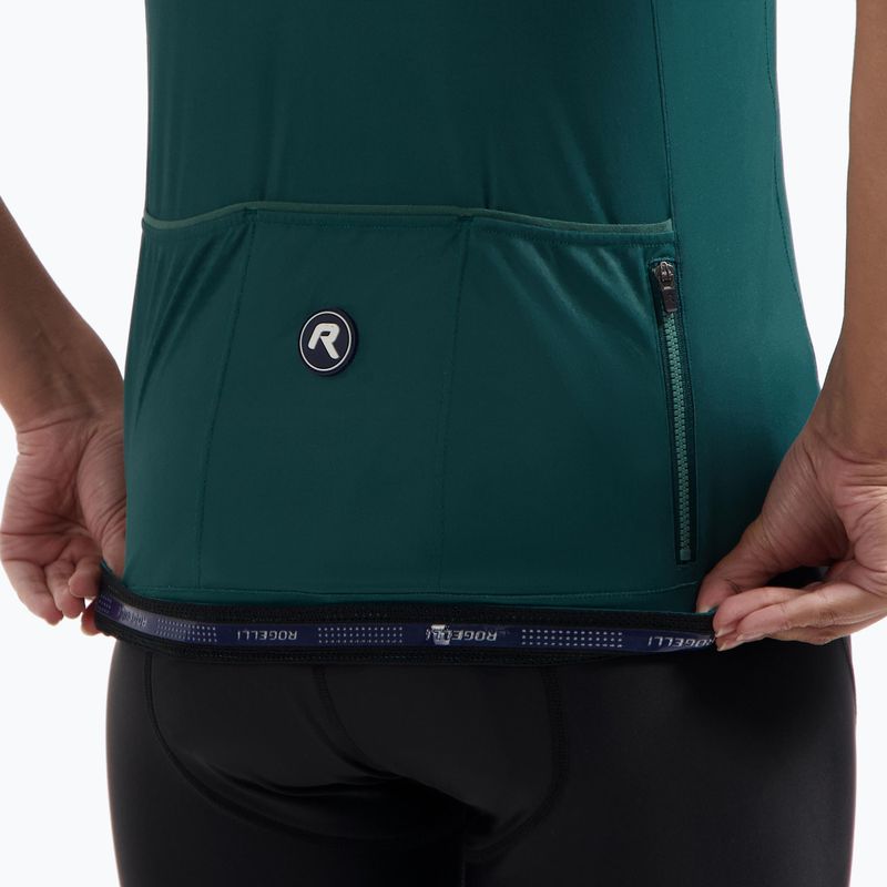 Dámský cyklistický dres Rogelli Modesta teal 4