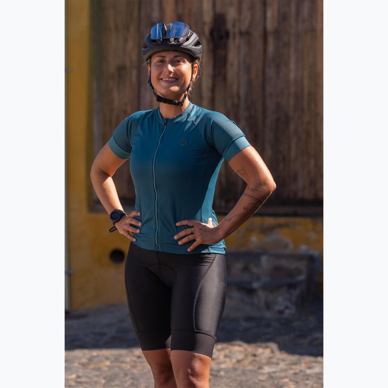 Dámský cyklistický dres Rogelli Modesta teal 8