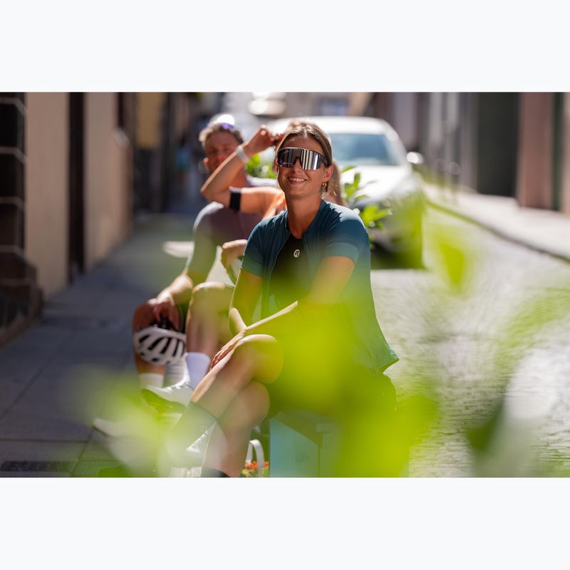 Dámský cyklistický dres Rogelli Modesta teal 11