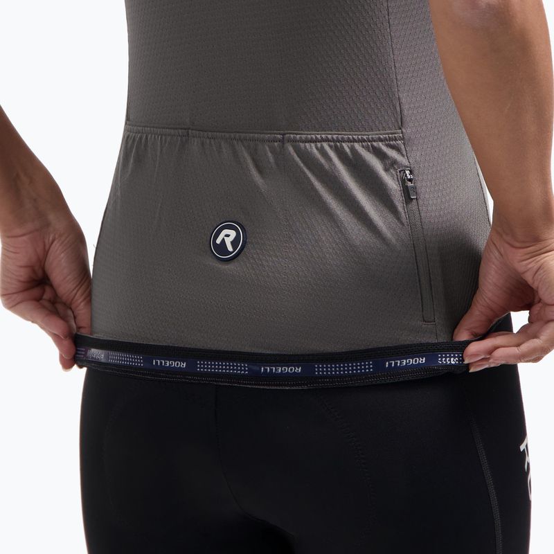 Dámský cyklistický dres Rogelli Essential II plum kitten 5