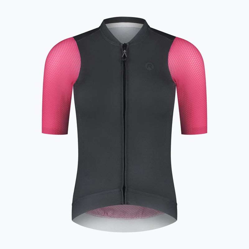 Dámský cyklistický dres Rogelli Fast ebony/pink/coral 6