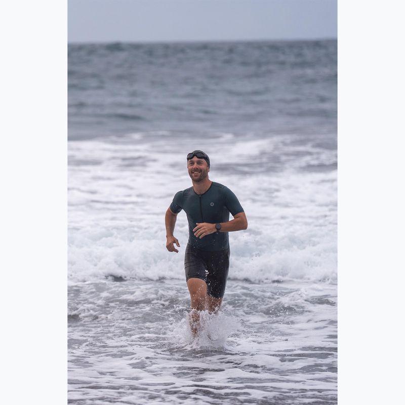 Triatlonová kombinéza Rogelli Florida Tri Suit black/dark teal 10