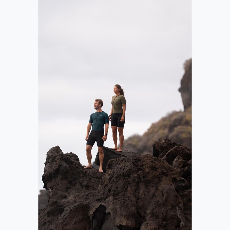 Triatlonová kombinéza Rogelli Florida Tri Suit black/army green 14