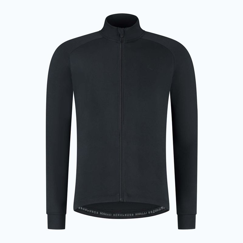 Pánské cyklistické tričko Longsleeve Rogelli Essential Light black 5