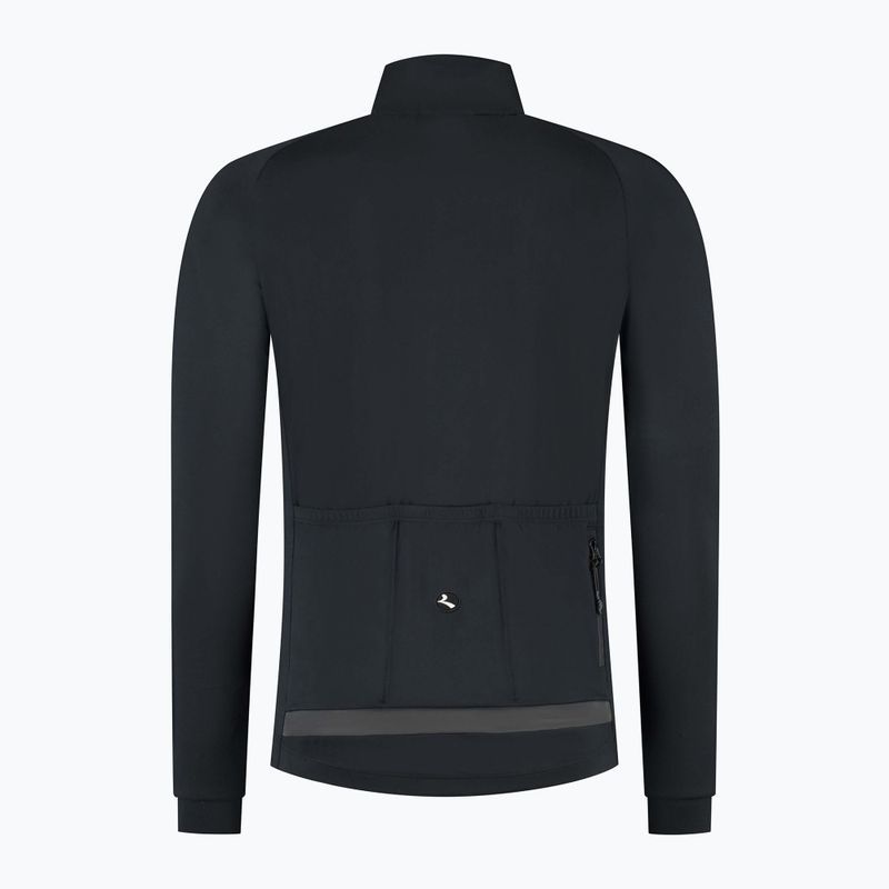 Pánské cyklistické tričko Longsleeve Rogelli Essential Light black 6