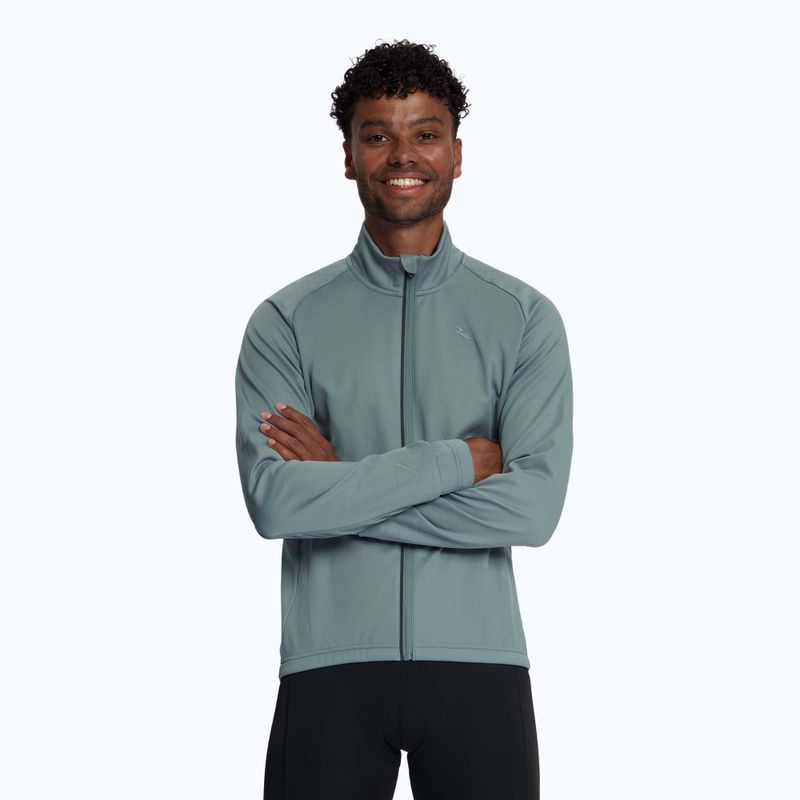 Pánská cyklistická bunda Rogelli Essential II Jacket grey