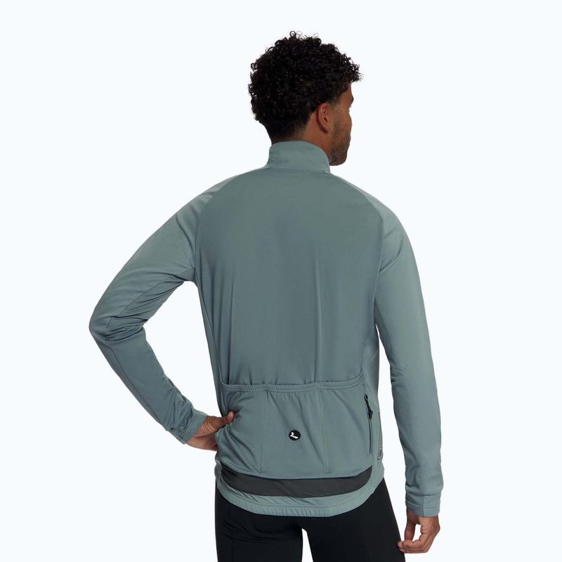 Pánská cyklistická bunda Rogelli Essential II Jacket grey 3