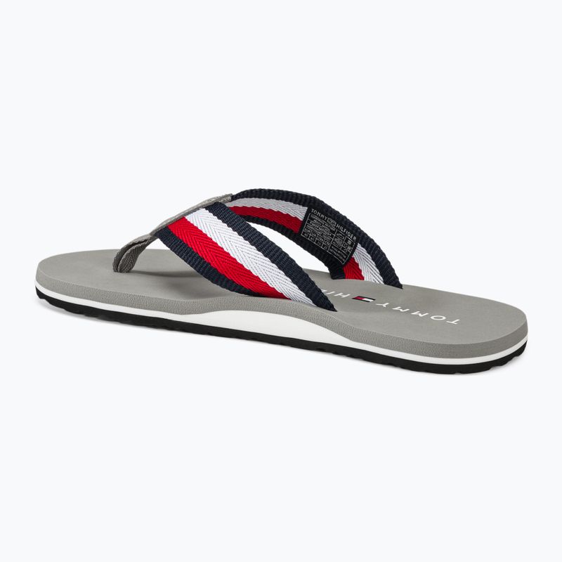 Pánské žabky Tommy Hilfiger Corporate Beach Sandal antique silver 3