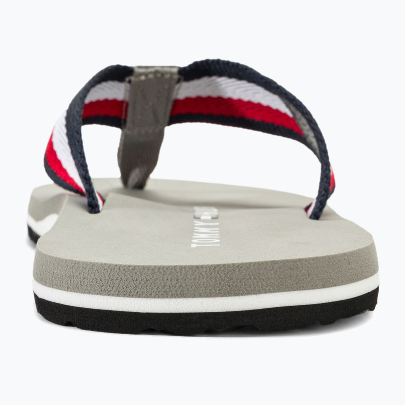 Pánské žabky Tommy Hilfiger Corporate Beach Sandal antique silver 6
