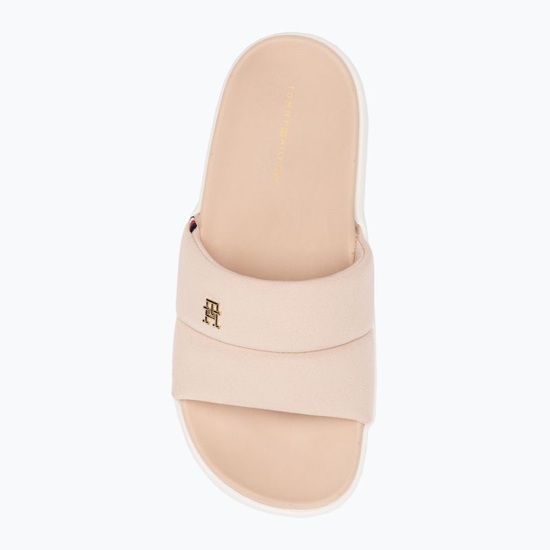 Tommy Hilfiger dámské žabky Platform Pool Slide pink bloom 5