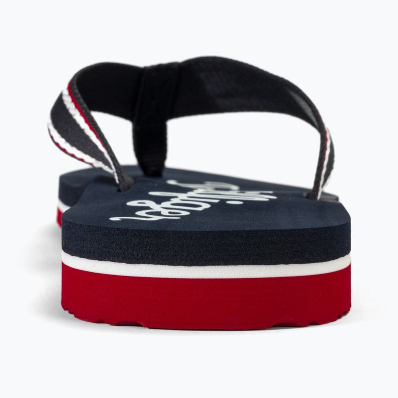 Tommy Hilfiger Im Graphic Beach Sandal dámské žabky space blue 6