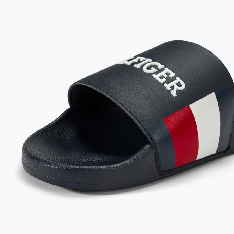 Tommy Hilfiger pánské žabky RWB Pool Slide desert sky 7