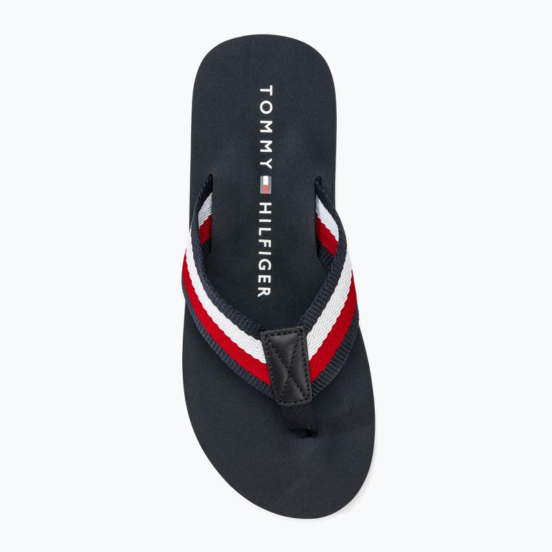 Pánské žabky Tommy Hilfiger Corporate Beach Sandal desert sky 5