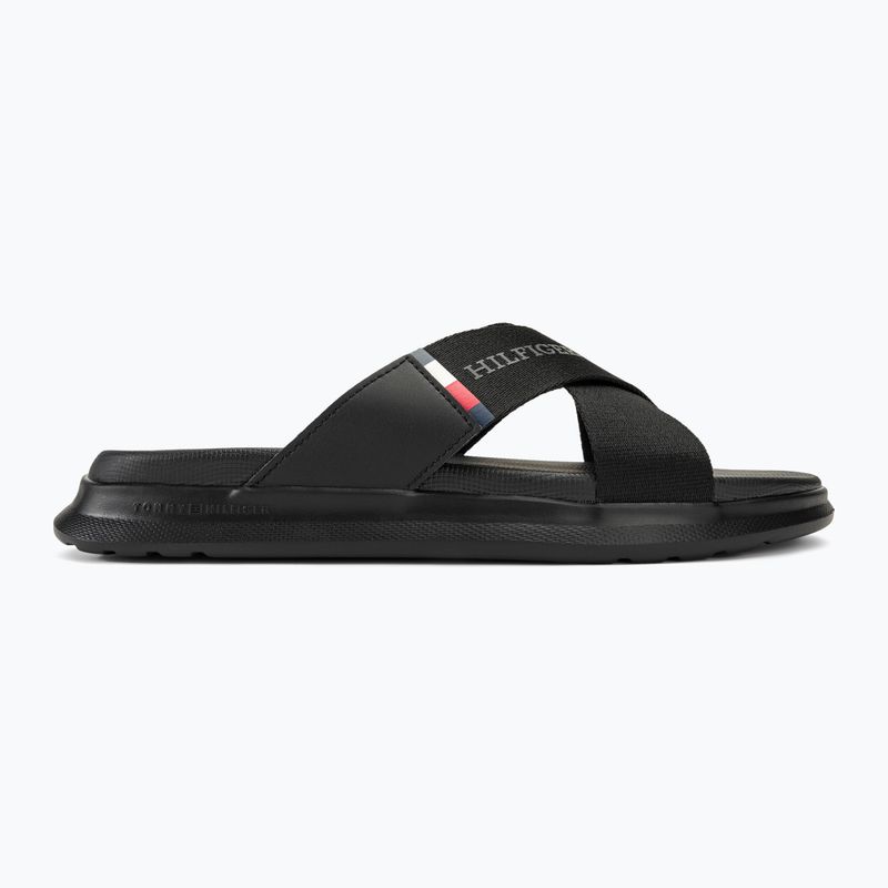 Pánské nazouváky Tommy Hilfiger Comfort Criss Cross Beach Sandal black 2