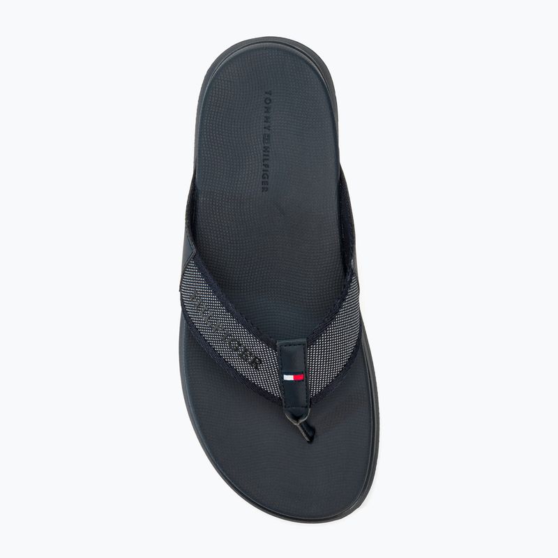 Pánské žabky Tommy Hilfiger Comfort Toe Post Beach Sandal desert sky 5
