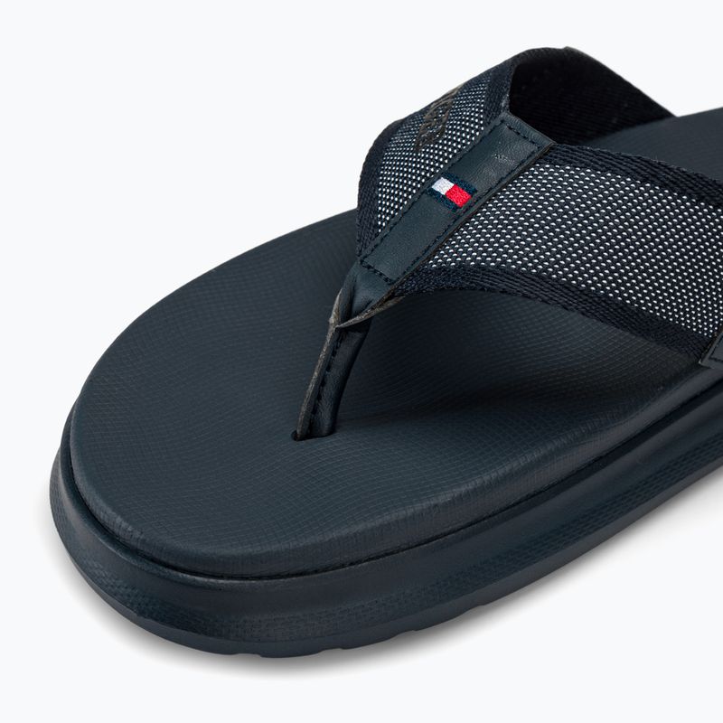 Pánské žabky Tommy Hilfiger Comfort Toe Post Beach Sandal desert sky 7